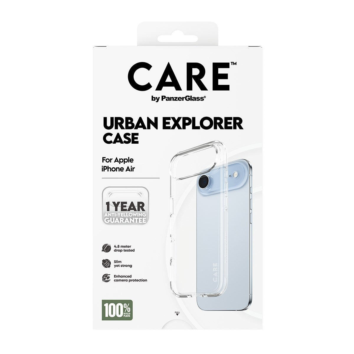 CARE™ by PanzerGlass® Urban Explorer Case Transparent iPhone Air